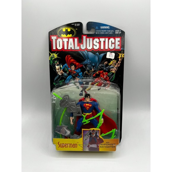 Kenner Other - Kenner DC Comic Total Justice Superman Action Figure 1996 Keyptonite Ray Emitter